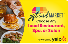 Gift Card Market Restaurant, Spa and Salon Choice Card