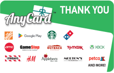 AnyCard Thank You